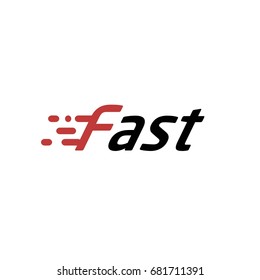Abstract  logo,fast speed, moving,delivery,Digital
