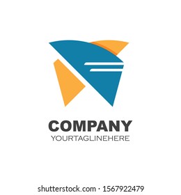 abstract logo,icon of company  vector illustration design
