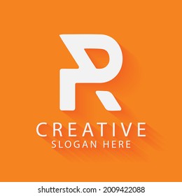 Abstract logo,RP logo,miodern logo,Minimalist logo
