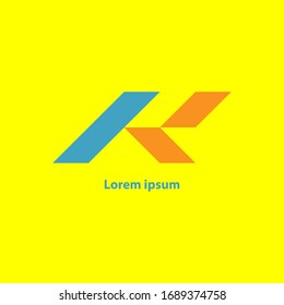 abstract logos for businesses in the form of letters k
