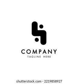 Abstrakte Logos. Geometrische abstrakte Logos. Symboldesign.
