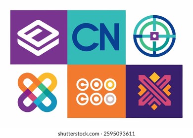 Abstract logos mega collection Vector Illustration