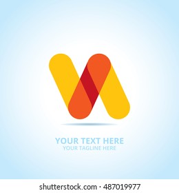 Abstract logotype, design concept, emblem, icon, flat logo elements for template.