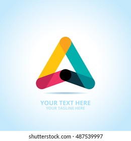 Abstract logotype, design concept, emblem, icon, flat logo elements for template.
