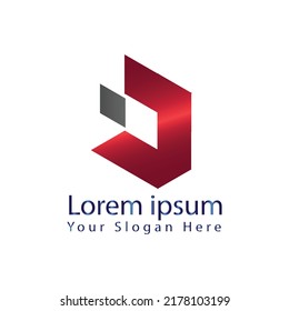abstract logotype element corporate identity business logo design template