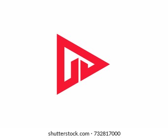 Abstract logotype of Real Estate and Building in triangle . Company Logo, Print, Digital, Icon, Apps, print T-Shirts and Other Marketing Material Purpose