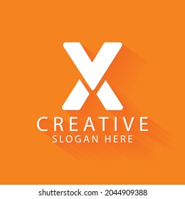 Abstract logo,X logo,modern logo,Minimalist logo