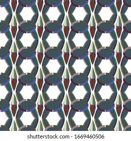 Abstract loop motion background. Illustration with hypnotic effect.