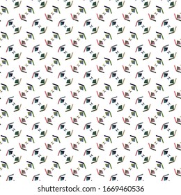 Abstract loop motion background. Illustration with hypnotic effect.