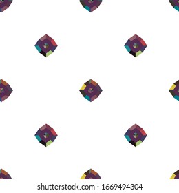 Abstract loop motion background. Illustration with hypnotic effect.