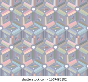 Abstract loop motion background. Illustration with hypnotic effect.