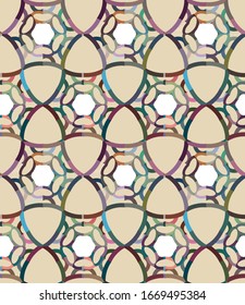 Abstract loop motion background. Illustration with hypnotic effect.