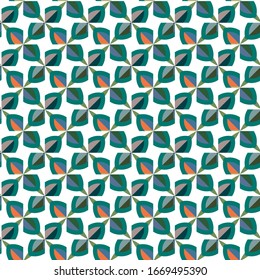 Abstract loop motion background. Illustration with hypnotic effect.