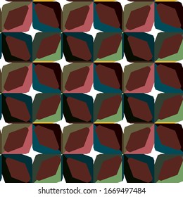 Abstract loop motion background. Illustration with hypnotic effect.