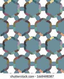 Abstract loop motion background. Illustration with hypnotic effect.