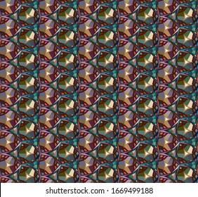 Abstract loop motion background. Illustration with hypnotic effect.