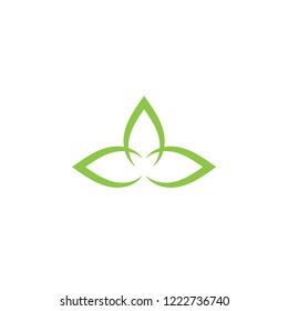 Abstract lotus graphic design template vector illustration