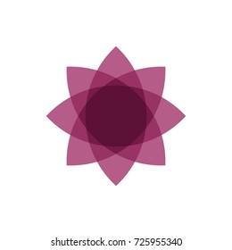 Abstract Lotus Logo Design