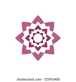 Abstract Lotus Logo Design