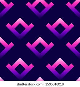 Abstract lotus petal seamless pattern. Modern stylish gradient texture. 
