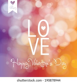 abstract love background with some special objects