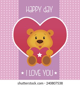abstract love background with some special objects