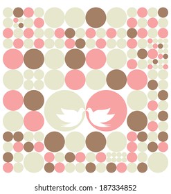 Abstract Love Design With Dots