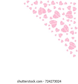 abstract love design of hearts. For greeting cards, invitations Valentine's day, wedding, birthday, party,celebration. Vector illustration.