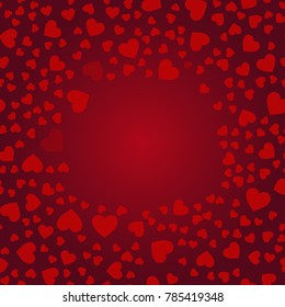 Abstract  Love Heart Background Vector