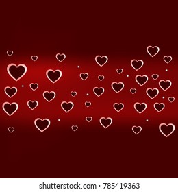 Abstract  Love Heart Background Vector