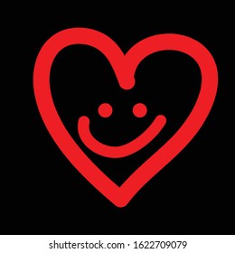 Abstract love or heart icon