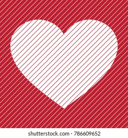 Abstract  Love Heart and Valentines day Background Vector