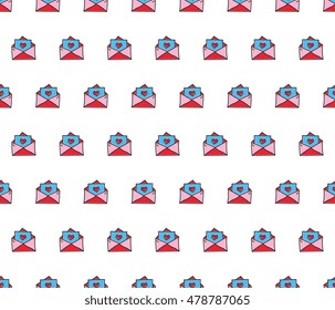 Abstract Love Letter Background