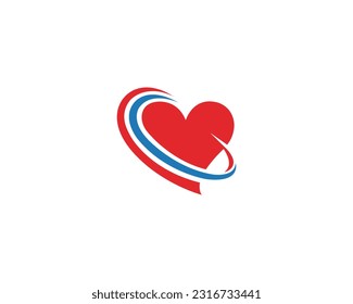 Abstract Love Logo Icon Design Symbols Vector Template illustration.