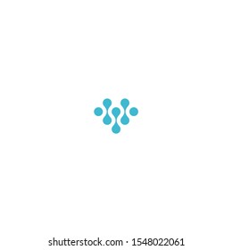 abstract love network logo design