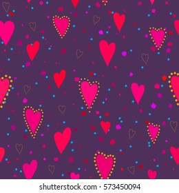 Abstract love pattern. Valentines day romantic  backdrop for , wrapping, wallpaper, textile, invitation, wedding, romantic card.