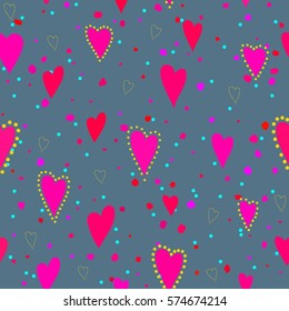 Abstract love pattern. Valentines day romantic  backdrop for , wrapping, wallpaper, textile, invitation, wedding, romantic card.