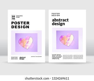 Abstract love poster background. It can be used for posters, cards, flyers, brochures, magazines and any kind of cover. EPS 10