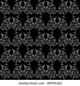 abstract love seamless pattern with hearts