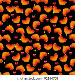 abstract love seamless pattern with hearts