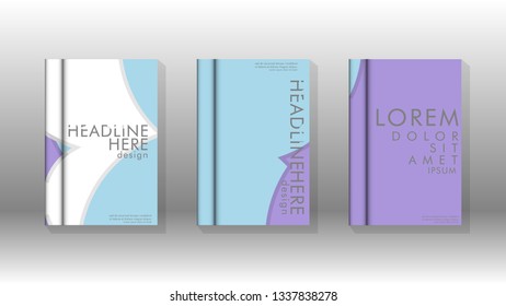Abstract low circle shape background for corporate business annual report book cover brochure flyer poster. Eps10 vector template