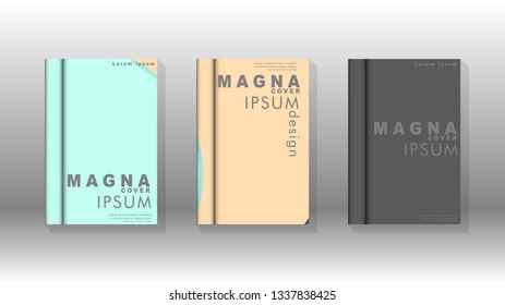 Abstract low circle shape background for corporate business annual report book cover brochure flyer poster. Eps10 vector template