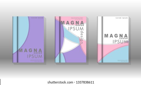 Abstract low circle shape background for corporate business annual report book cover brochure flyer poster. Eps10 vector template