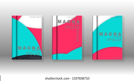 Abstract low circle shape background for corporate business annual report book cover brochure flyer poster. Eps10 vector template