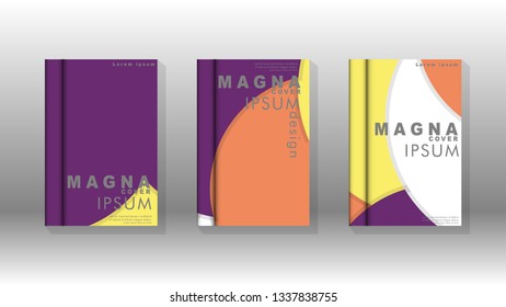 Abstract low circle shape background for corporate business annual report book cover brochure flyer poster. Eps10 vector template