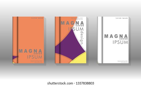 Abstract low circle shape background for corporate business annual report book cover brochure flyer poster. Eps10 vector template