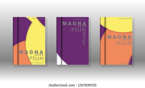 Abstract low circle shape background for corporate business annual report book cover brochure flyer poster. Eps10 vector template