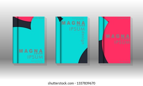 Abstract low circle shape background for corporate business annual report book cover brochure flyer poster. Eps10 vector template