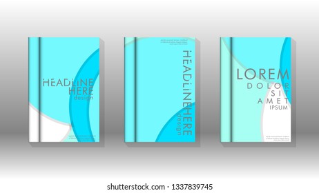 Abstract low circle shape background for corporate business annual report book cover brochure flyer poster. Eps10 vector template