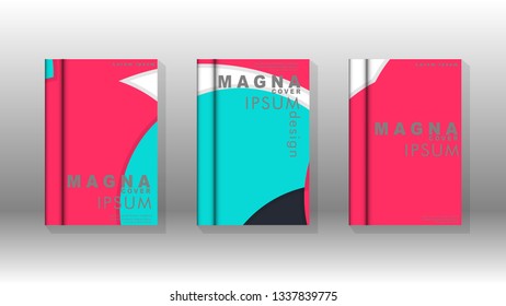 Abstract low circle shape background for corporate business annual report book cover brochure flyer poster. Eps10 vector template